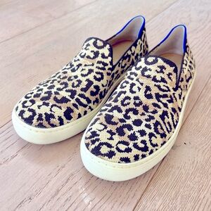 Rothy’s The Original Slip On Sneakers in Big Cat Size 8